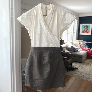 Carven cap sleeve dress